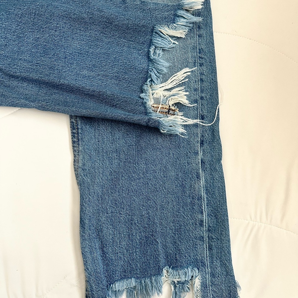 We The Free Blue Straight Leg Jeans - Picture 7 of 8